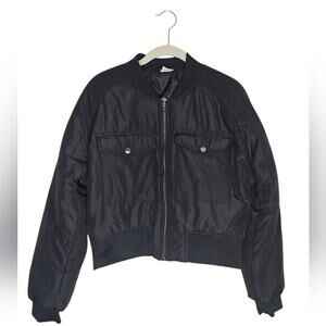 Black Bomber Jacket